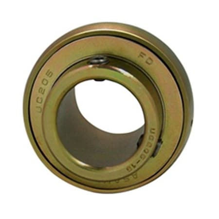 Ami Bearings Insert Bearing, 1-7/16 in. Bore, 1.689 in. Length Thru Bore, Wide Inner Ring UC207-23MZ2